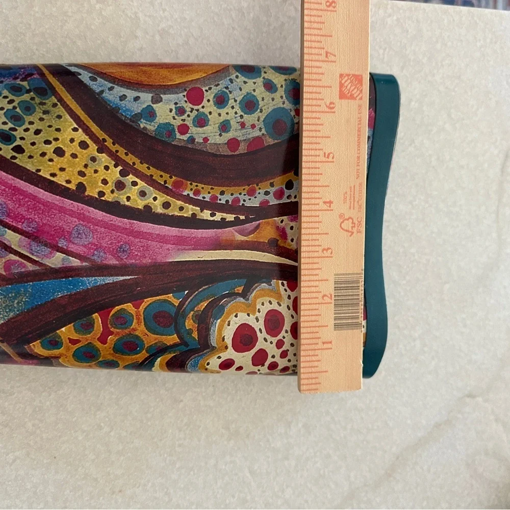 Rare Jeffery Campbell Colorful Watercolor Women's Rain Boot size 7